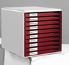 LEITZ Schubladenboxen Formular-Set 10schubladen Bord 5281-00-28 DIN A4 28, 5 x 35, 5 x 29, 0 cm