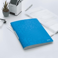 LEITZ Sichtbuch LEITZ Sichtbuch WOW 40 Hü bu DIN A4 blau-metallic