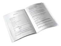 LEITZ Sichtbuch LEITZ Sichtbuch WOW 40 Hü ebu DIN A4 eisblau-metallic