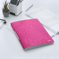 LEITZ Sichtbuch LEITZ Sichtbuch WOW 40 Hü pk DIN A4 pink-metallic