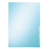 LEITZ Sichthüllen Sichthüllen, 0, 15mm, blau DIN A4 blau glatt 0.15 mm