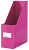 LEITZ Stehsammler LEITZ Stehsammler pinkmetallic 6047-00-23 DIN A4 Karton,  1.200 g/qm Pink