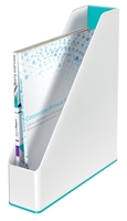 LEITZ Stehsammler Stehsammler Duo Colour eisblau 5362-10-51 DIN A4 Polystyrol weiß