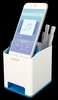 LEITZ Stiftehalter Köcher WOW Duo Colour blau 9, 0 x 10, 1 x 10, 0 cm weiß