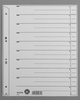 LEITZ Trennblätter LEITZ Trennblätt.A4 Geöst 100x 200 g/m² grau
