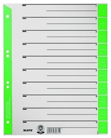 LEITZ Trennblätter Trennblätter, 100 St. grün 230 g/m² grün