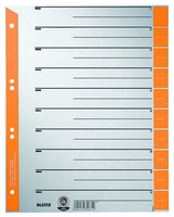 LEITZ Trennblätter Trennblätter, 100 St. orange 230 g/m² orange
