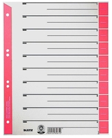 LEITZ Trennblätter Trennblätter, 100 St. rot 230 g/m² rot