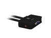 LevelOne KVM-0223 2-Port USB VGA Cable KVM Switch,  audio support