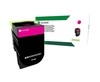 Lexmark Original 802M Toner magenta 1.000 Seiten (80C20M0) für CX310n/dn,  CX410e/de/dte,  CX510de/dhe/dthe