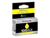 Lexmark Original Nr. 100XLA Druckerpatrone gelb 600 Seiten (14N1095E) für Genesis S815,  Impact S305,  Interact S605,  S606
