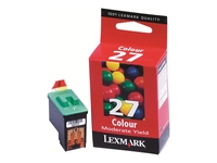 Lexmark Original Nr. 27 Druckerpatrone cyan magenta gelb 140 Seiten (10NX227E) für X74,  75 1110,  1130,  Z13,  23,  33,  i3
