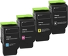 Lexmark Original Toner - 4er Multipack für CS421dn,  CS521dn,  CS622de,  CX421adn,  CX522ade,  CX622ade