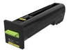 Lexmark Original Toner - gelb (72K20Y0) für CS820de/dte/dtfe,  CX820de/dtfe,  CX825dte/dtfe