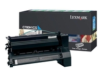 Lexmark Original Toner cyan 10.000 Seiten (C780H1CG) für C780dn/dtn/n,  C782dn/dtn/n,  X782e