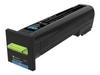 Lexmark Original Toner cyan 22.000 Seiten (82K2XC0) für CX825de/dte/dtfe,  CX860de/dte/dtfe
