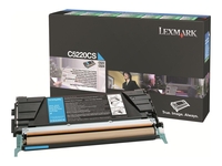 Lexmark Original Toner cyan 3.000 Seiten (C5220CS) für C522n,  C524/dn/dtn/n,  C530dn,  C532dn/n,  C534dn/n