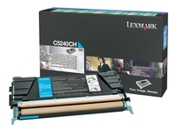 Lexmark Original Toner cyan 5.000 Seiten (C5240CH) für C524/dn/dtn/n,  C532dn/n,  C534dn/dtn/n