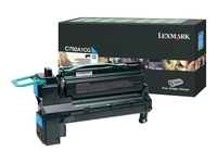 Lexmark Original Toner cyan 6.000 Seiten (C792A1CG) für C792de/dte/dhe/e,  X792de/dte/dtfe/dtme/dtpe/dtse
