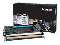 Lexmark Original Toner cyan 7.000 Seiten (C746A3CG) für C746dn/dtn/n,  748de/dte/e