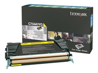 Lexmark Original Toner gelb 6.000 Seiten (C734A1YG) für C734dn/dtn/dw/n,  C736dn/dtn/n,  X734de,  X736de,  X738de/dte