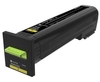 Lexmark Original Toner gelb 8.000 Seiten (72K20YE) für CS820de/dte/dtfe,  CX820de/dtfe,  CX825de/dte/dtfe,  CX860de/dte/dtf
