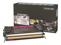 Lexmark Original Toner magenta 6.000 Seiten (C734A1MG) für C734dn/dtn/dw/n,  C736dn/dtn/n,  X734de,  X736de,  X738de/dte