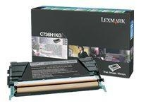 Lexmark Original Toner schwarz 12.000 Seiten (C736H1KG) für C736dn/dtn/n,  X736de,  X738de/dte