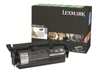 Lexmark Original Toner schwarz 7.000 Seiten (X651A11E) für X651de,  X652de,  X654de,  X656dte,  X658dfe/dme/dtfe/dtme