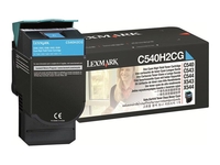 Lexmark Original Toner Standard Variante - C54x cyan 2000 Seiten (C540H2CG)