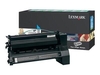 Lexmark Original Toner Standard Variante - C780 cyan 10000 Seiten (C780H2CG)