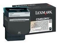 Lexmark Original Toner Standard Variante - C/X 54 schwarz 8.000 Seiten (C546U2KG)