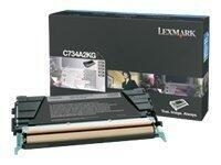Lexmark Original Toner Standard Variante - C/X734 schwarz 8000 Seiten (C734A2KG)