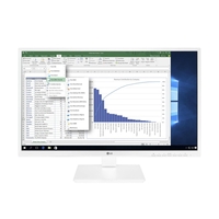 LG Monitor 24BK550Y-W LED-Display 60, 45 cm (24") alabastergrau