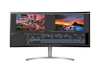 LG Monitor 38WK95C-W LED-Display 95, 25 cm (37, 5") Curved Desgin schwarz/silber/weiß