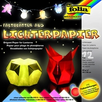 Lichterpapier 80g 12 Bl farbs