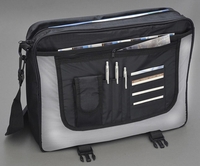 LIGHTPAK Umhängetasche Lightpak Umhängetasche WAVE 46069 Polyester schwarz/grau
