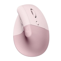 Logitech Lift ergonomische vertikale Maus für Rechtshänder (kabellos,  pink)