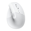 Logitech Lift ergonomische vertikale Maus für Rechtshänder (kabellos,  weiß)