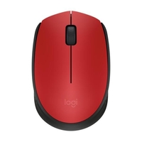Logitech M171 Maus (kabellos,  rot)