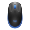 Logitech M190 Full-Size Wireless Maus (kabellos,  blau)