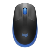 Logitech M190 Full-Size Wireless Maus (kabellos,  blau)