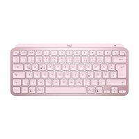 Logitech MX Keys Mini Tastatur (kabellos,  rosa)