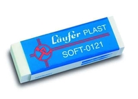 Läufer Radiergummis Läufer Radierer Plast Soft weiß