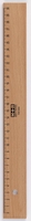 M + R Lineale M + R Holzlineal 30cm 30 cm natur