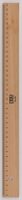 M + R Lineale M + R Holzlineal 40cm 40 cm natur