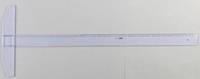 M + R Reißschienen M + R Reißschiene,  75, 0 cm 75 cm rauchgrau