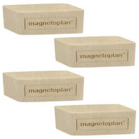 magnetoplan Magnete Design Wood Magnete Birke 4st Braun