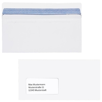 MAILmedia Briefumschläge Revelope Briefums. Dl mF 100St DIN lang+ mit Fenster selbstklebend