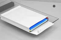 MAILmedia Faltentaschen Faltentaschen, weiss, C4, 0f, 4cm DIN C4 weiß